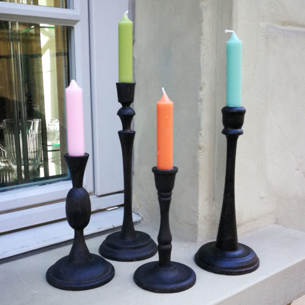 Kerzenständer f/Stabkerzen 18 - Gusseisen