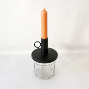 Kerzenhalter auf Einmachglas
