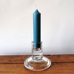 Kerzenständer, Glas – gerade, schlicht