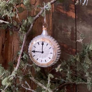 Taschenuhr – nostalgische Weihnachtskugel